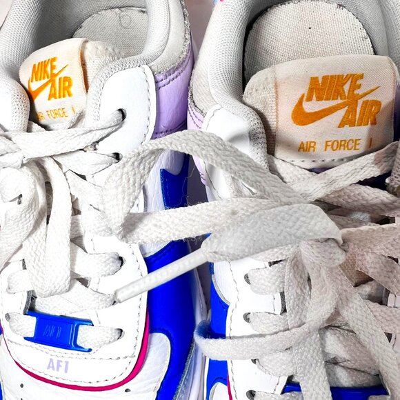 Nike Air Force1 Shadow Sz.6 Women's Alchemy Pink/Blue Sneakers- Limited Rare - Picture 12 of 16